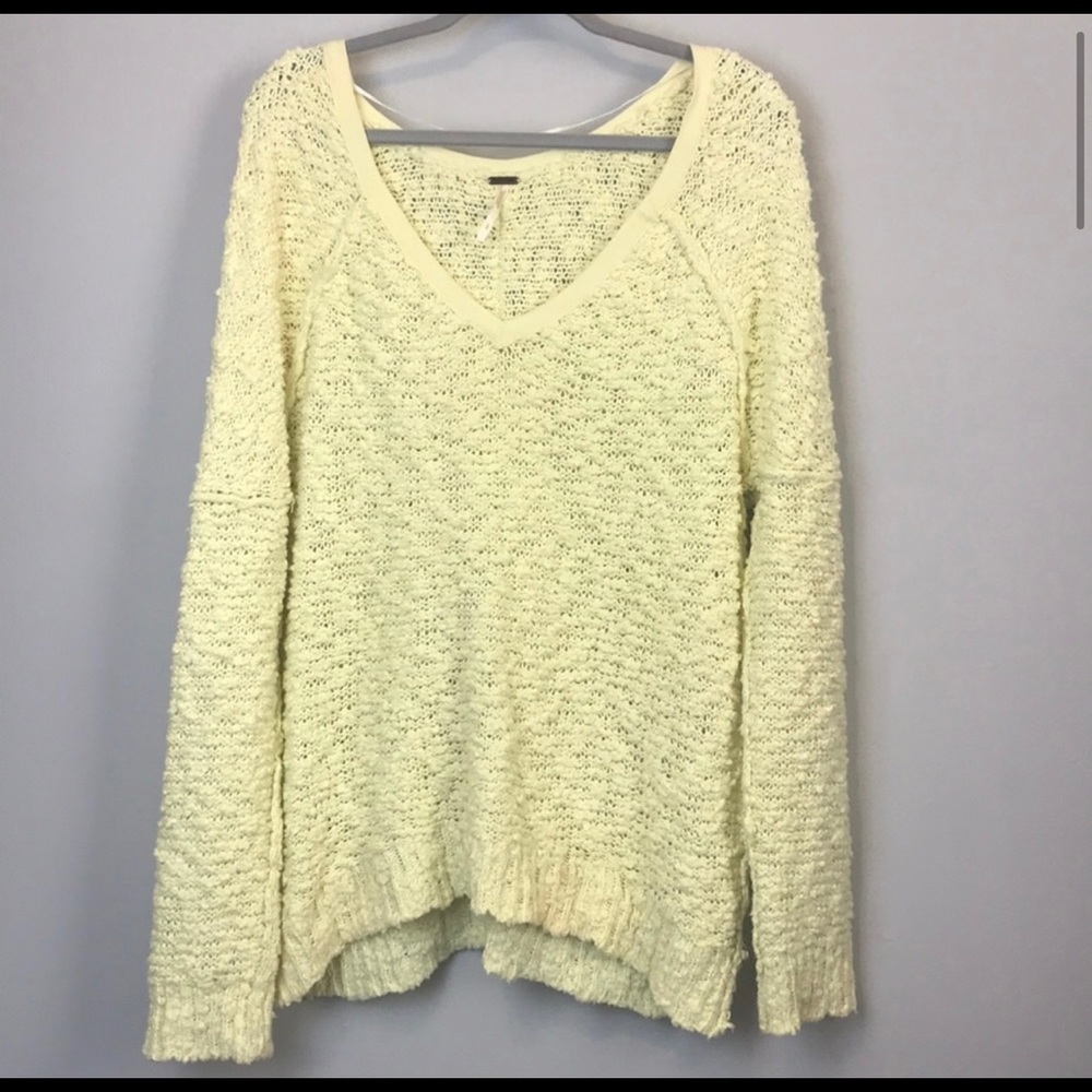 Free People | yellow sweater